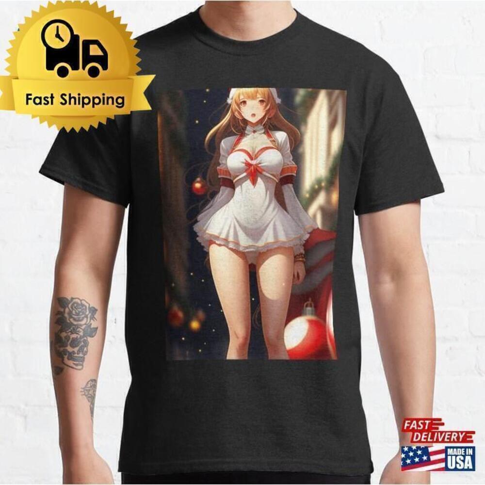 Sexy Kawaii Anime Manga Girl Graphic Japanese Aesthetic Art Gift Unisex T-Shirt